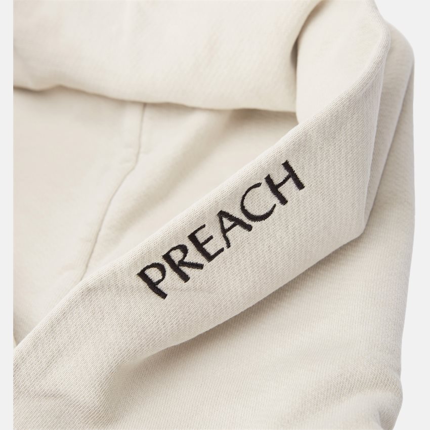 PREACH Sweatshirts OVERSIZED AIR HOOD OFF WHITE